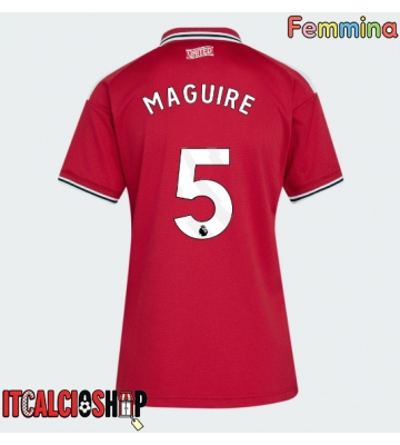 Manchester United Harry Maguire #5 Prima Maglia Femmina 2026-27 Manica Corta